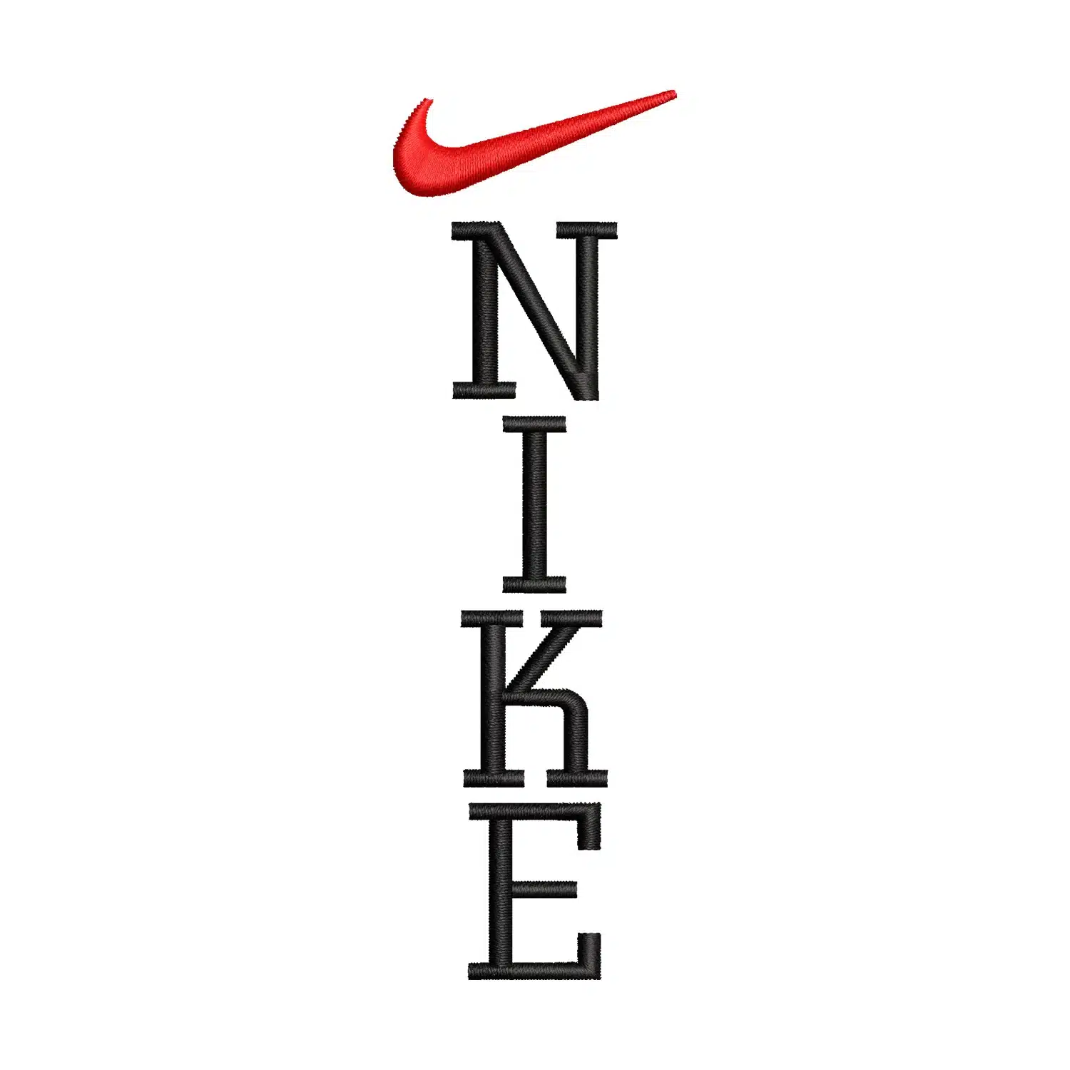 Nike Logo Embroidery Design