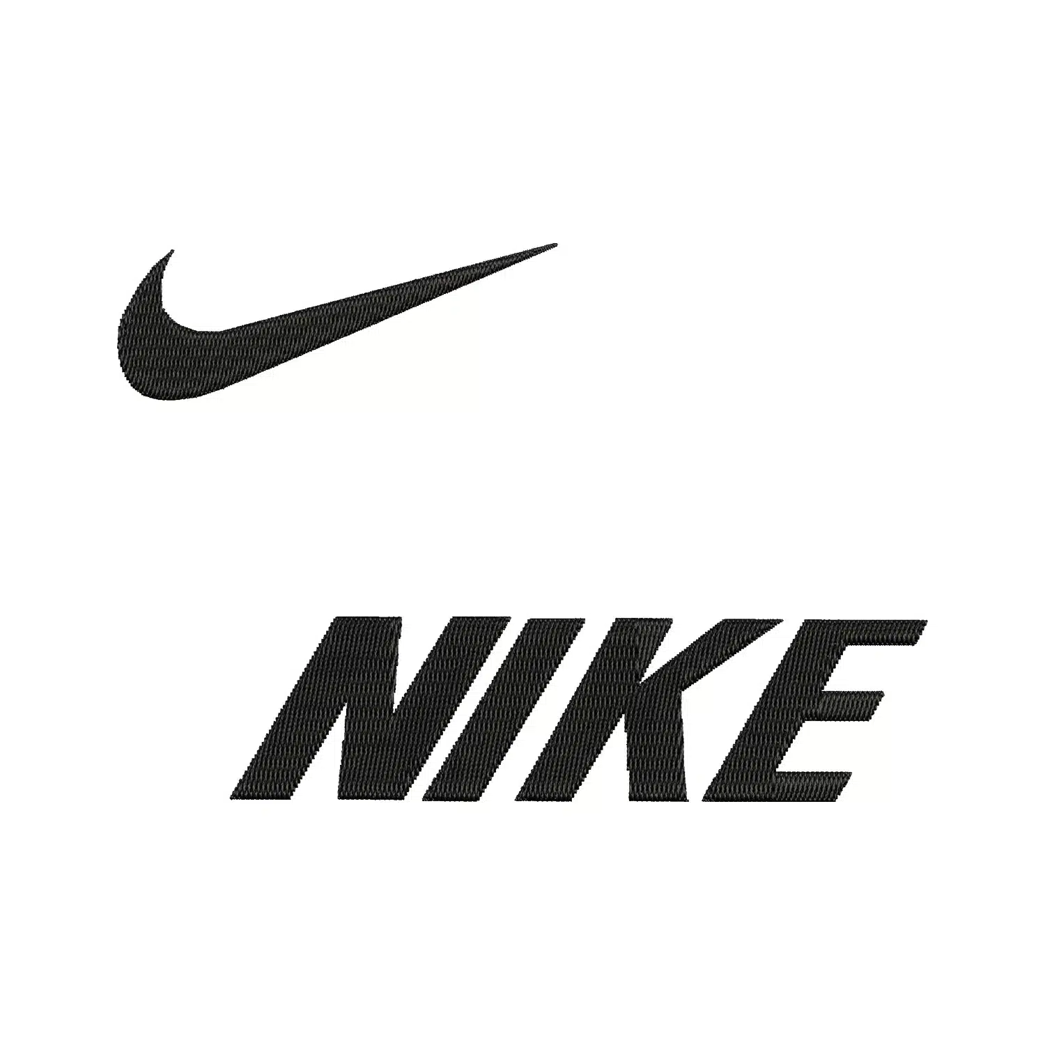 Nike Logo Embroidery Design