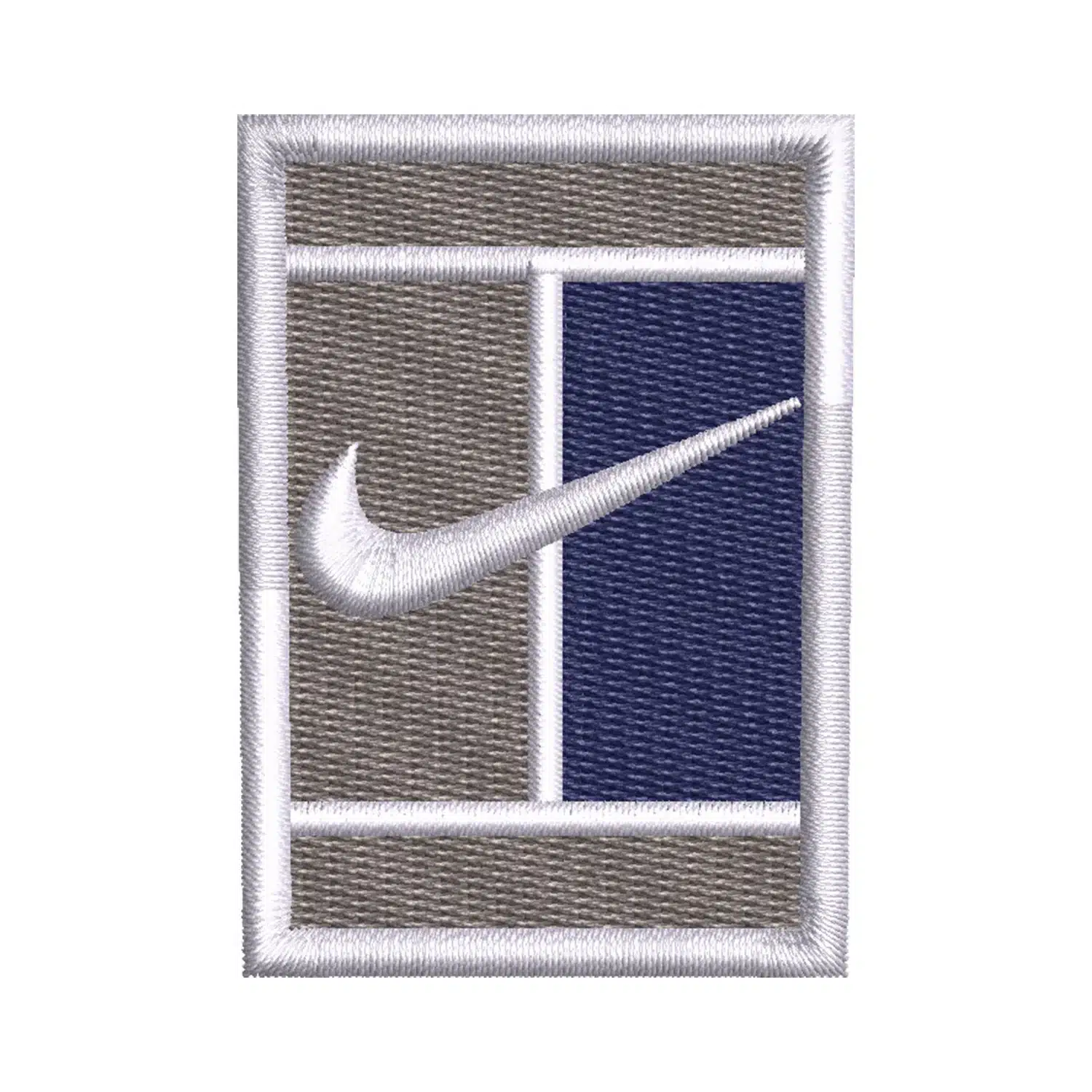 Nike Tennis Court Logo Embroidery Design