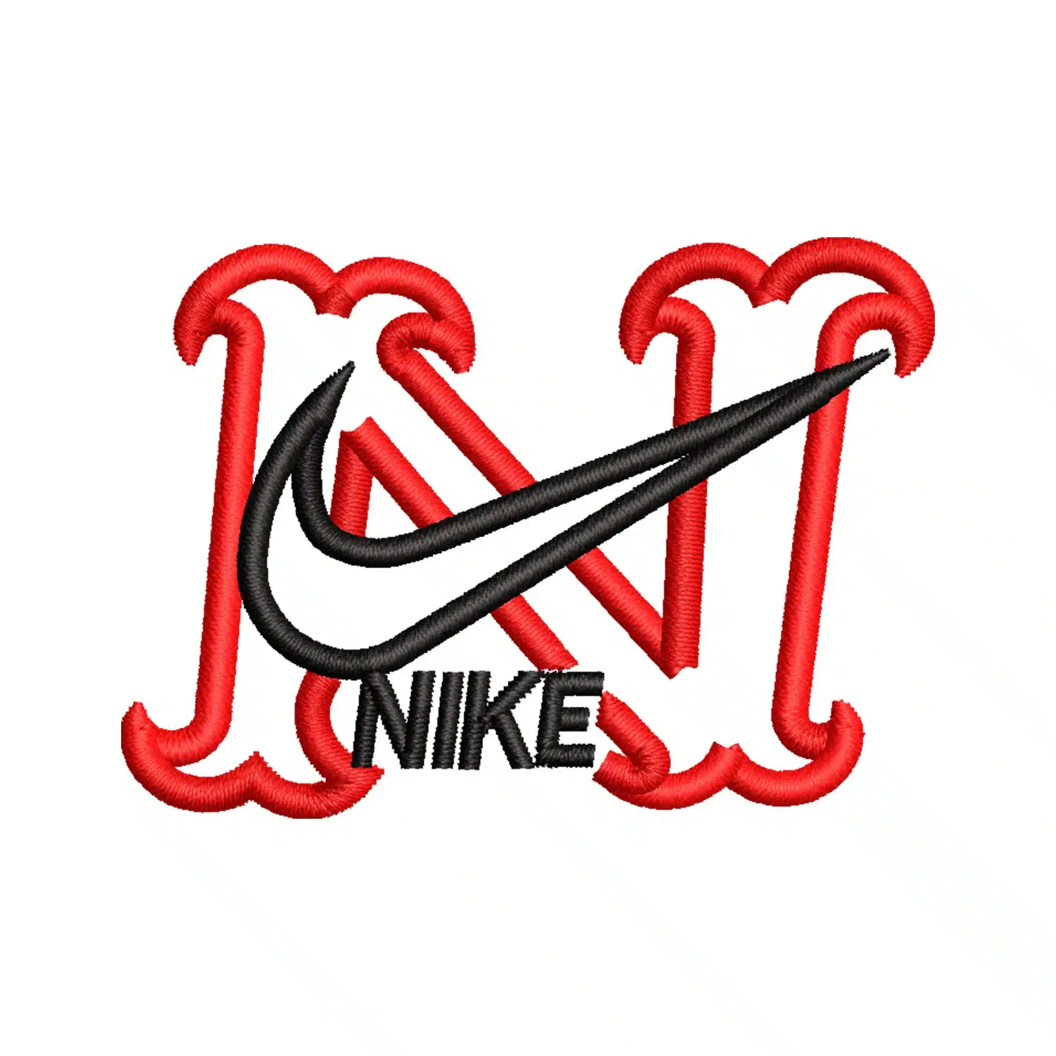 Royal Nike Embroidery Design