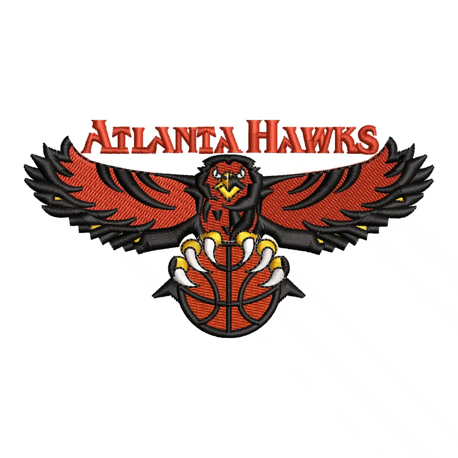 Atlanta Hawks Logo Embroidery Design