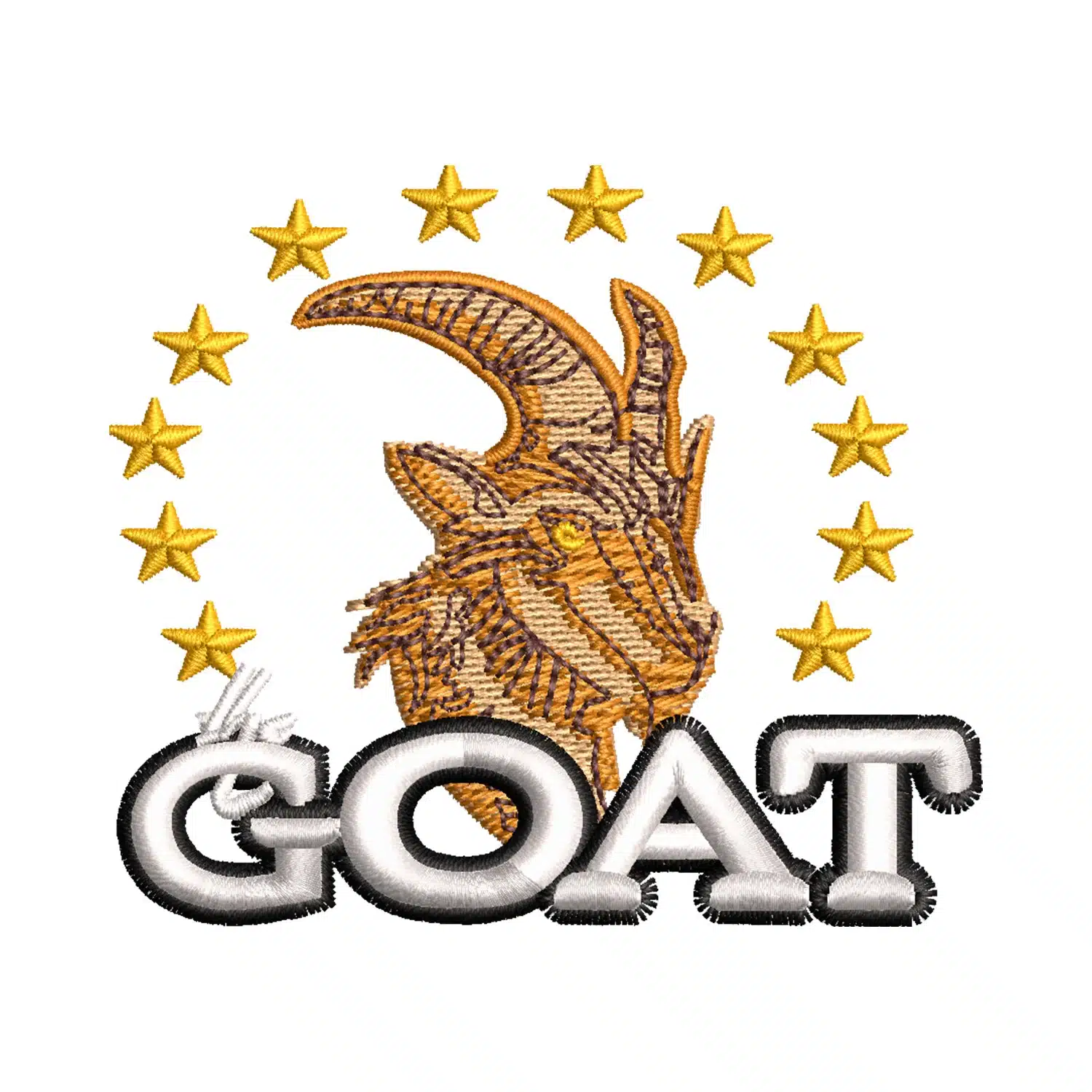 The Goat Embroidery Design