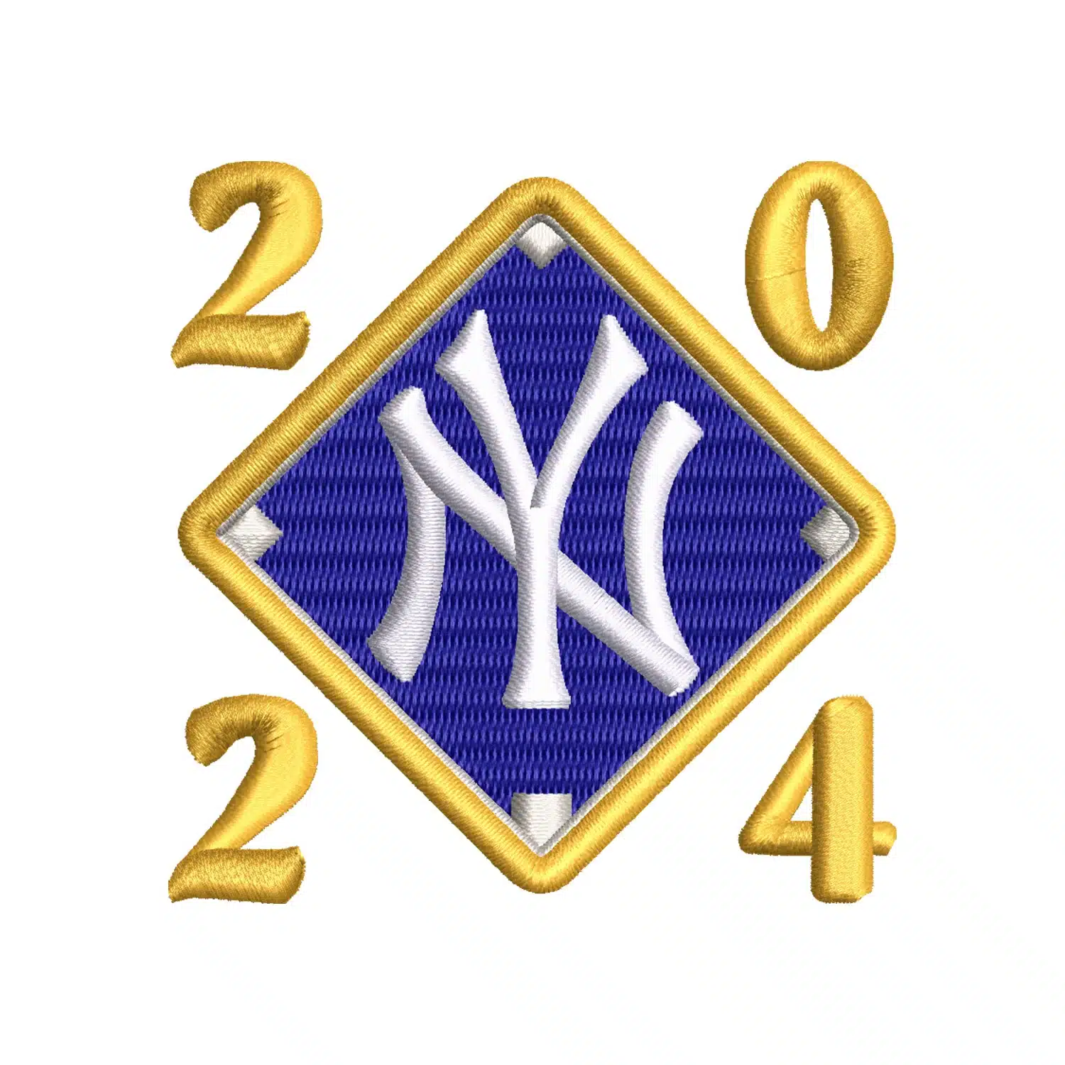New York Yankees x Diamond 2024 Embroidery Design