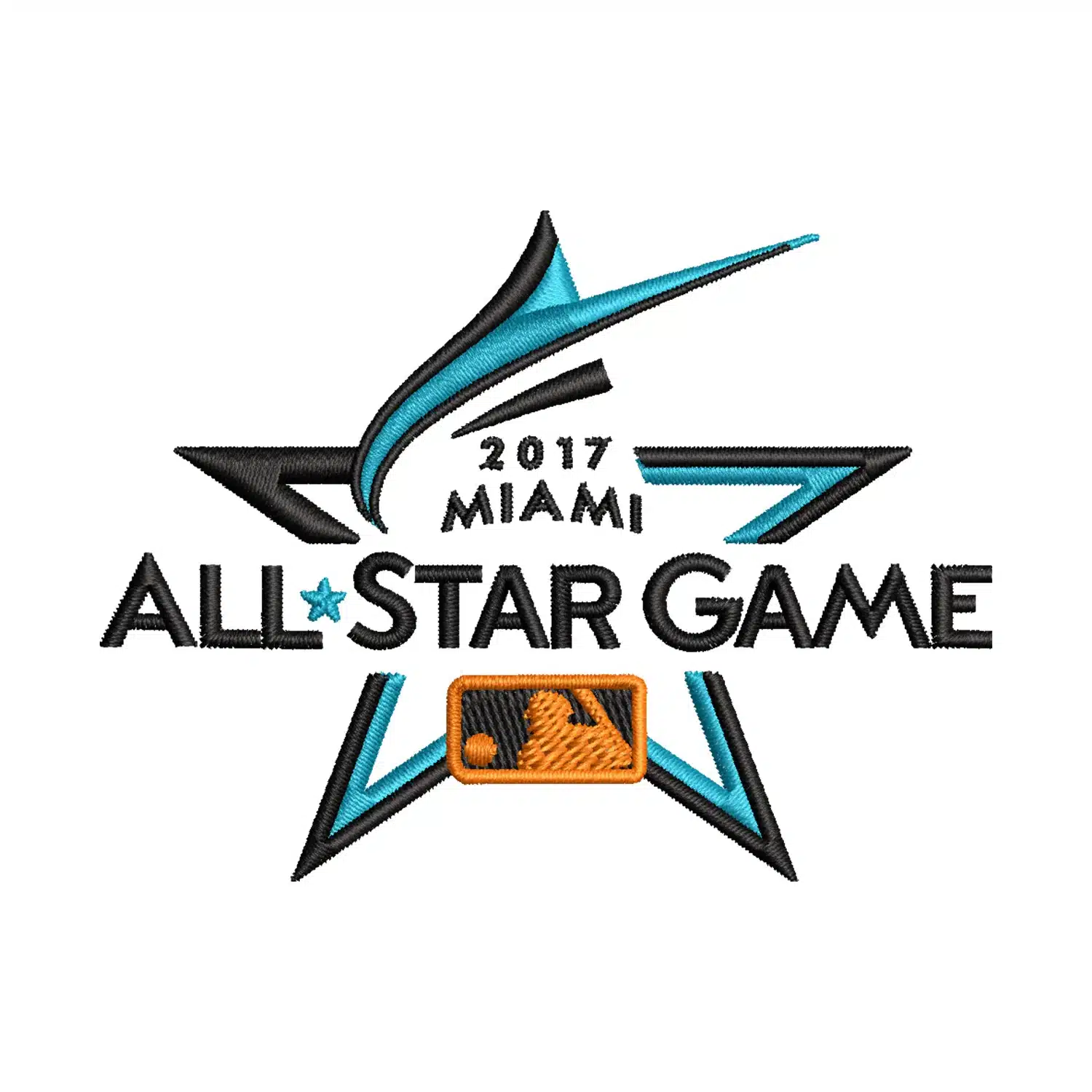 2017 Miami All Star Game Logo Embroidery Design