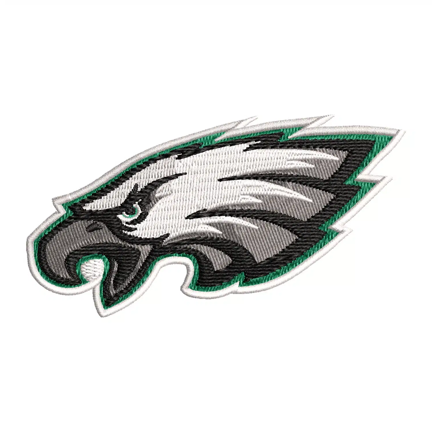 Philadelphia Eagles Logo Embroidery Design