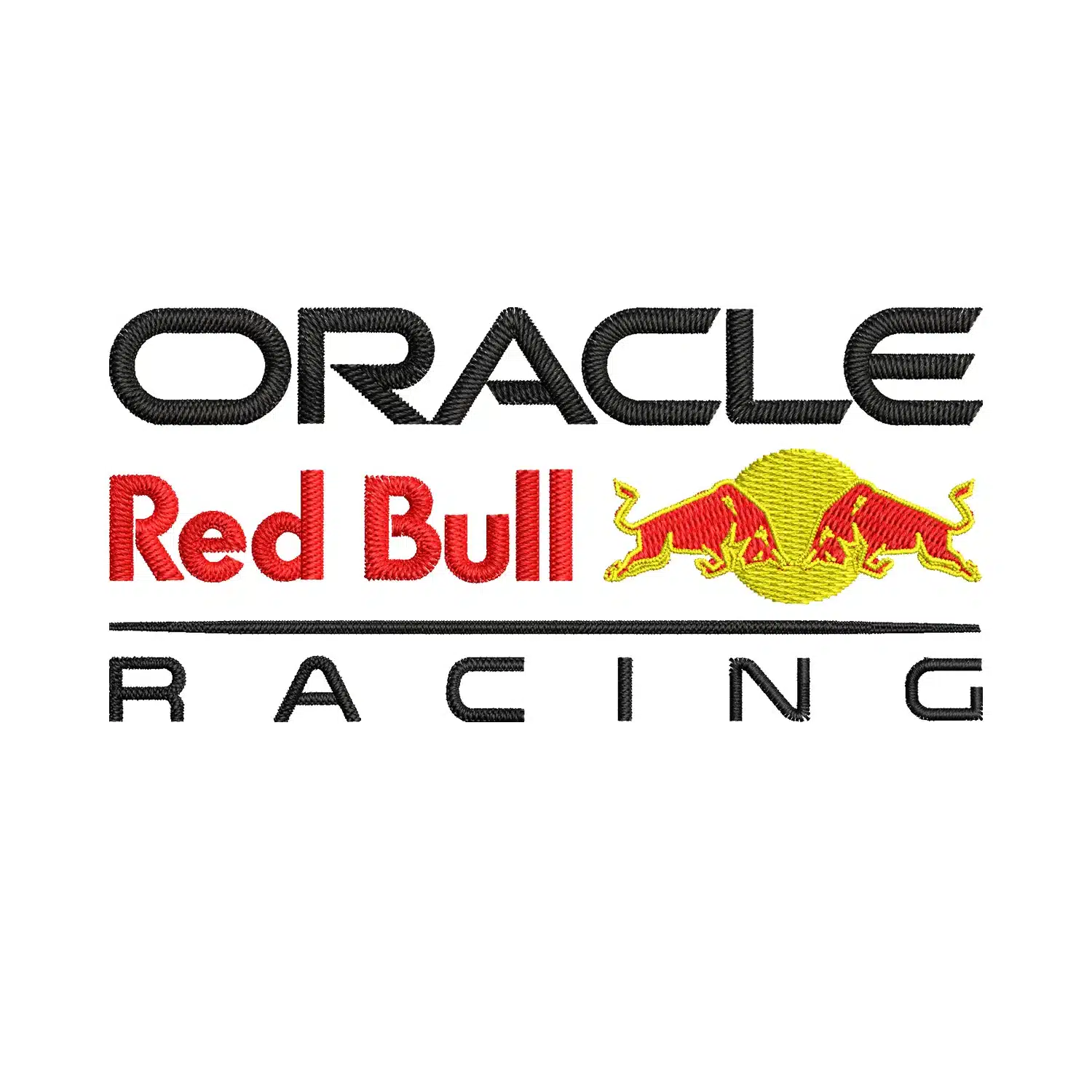 Home 157 Oracle Red Bull Racing Logo Embroidery Design